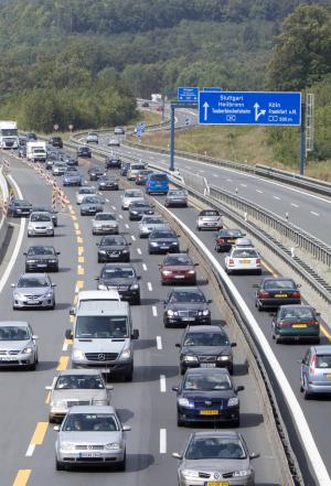 Stau auf der Autobahn tritt immer häufiger auf